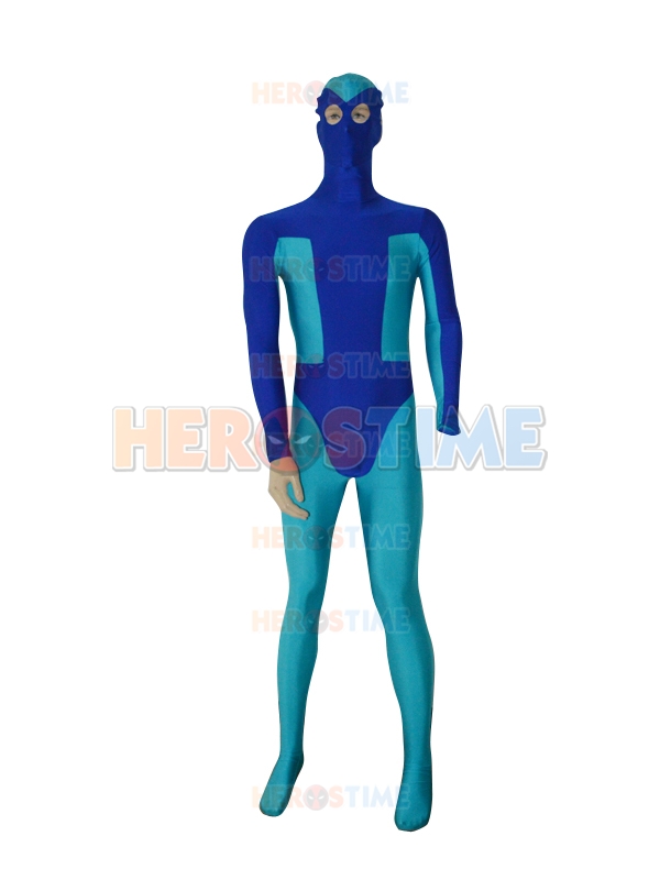 Blue Custom Superhero Costume