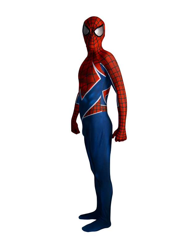 Spider Punk Costume 3d Printing Punk Rock Spider Man Costume
