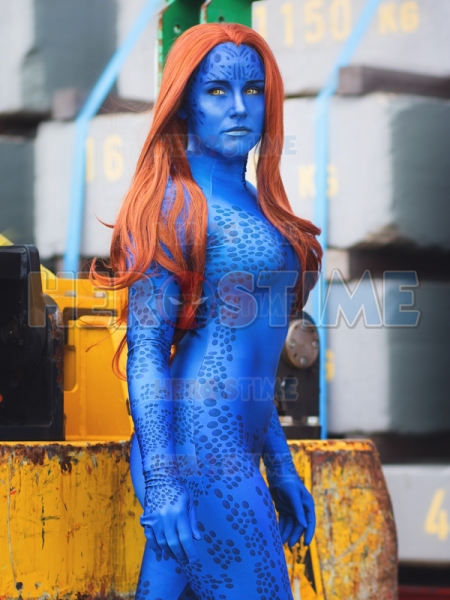 X-men Mystique Costume 3D Print Cosplay Suit
 X Men Girls Cosplay