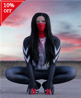 Spider 2 Gwen Stacy Costume with Female Musle
