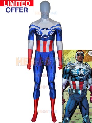 Captain America Costume Captain America Sam Wilson Falcon Suit