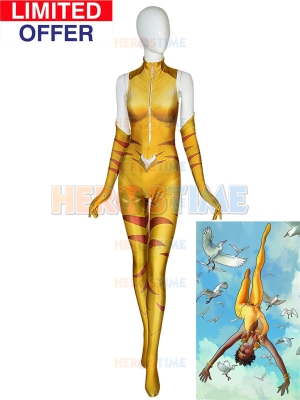 DC Comics Vixen Suit Superhero Cosplay Costume 