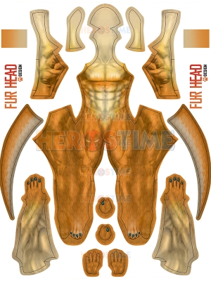 Dragon Male Pattern Printing Spandex Suit No Mask
