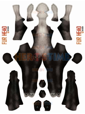 Pandaren Pattern Printing Spandex Suit No Mask Pandaren Pattern Printing Spandex Suit No Mask