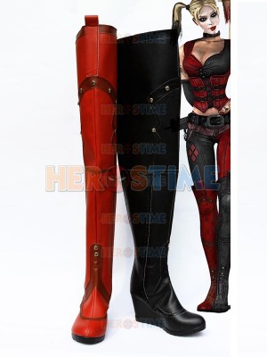 DC Comics Harley Quinn Super Villain Boots