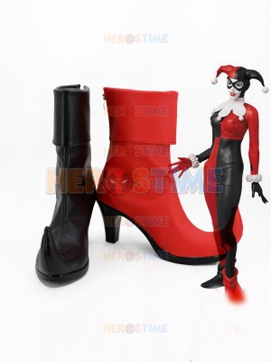 Newest Cool Harley Quinn Super Villain Cosplay Boots
