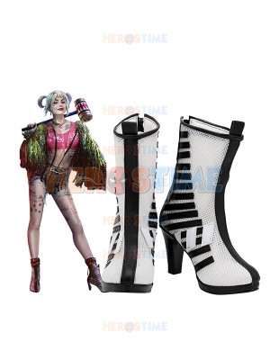 Harley Quinn Cosplay Costume Birds of Prey Cosplay Boots