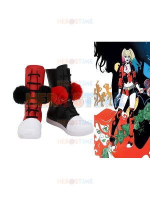 Harley Quinn Supervillain Cosplay Boots