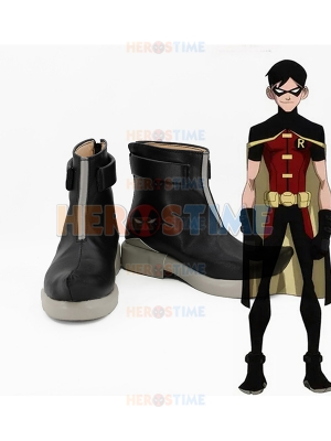 Young Justice Robin Superhero Cosplay Boots