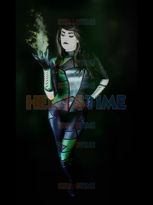 Shego Suit Kim Possible Costume Movie Shego Cosplay Halloween Costume 