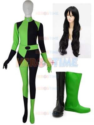 Shego Of Kim Possible Villain Cosplay Full Set