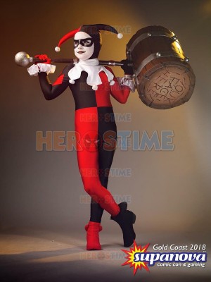 Classic Kids Harley Quinn Cosplay Superhero Costume 