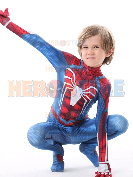 Insomniac PS4 Kids Spiderman Costume Kid Halloween Costume