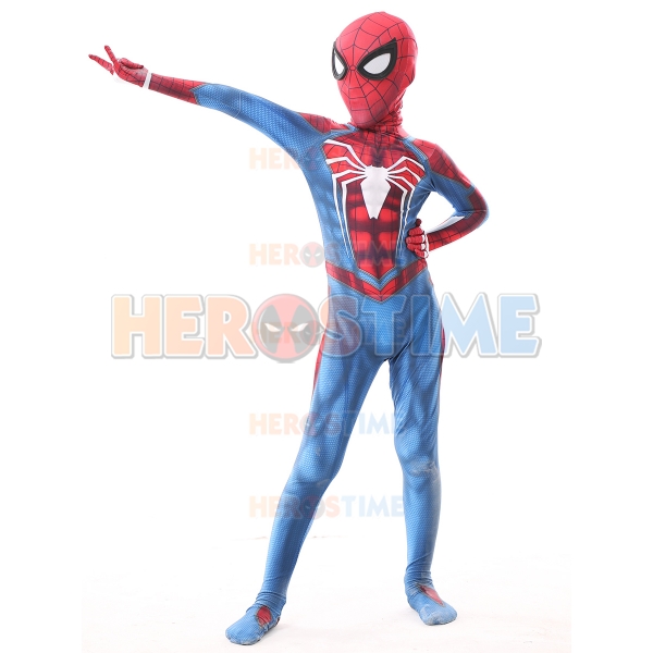 PS4 Spiderman Costume Insomniac Games Version Spider-Man Cosplay Suit