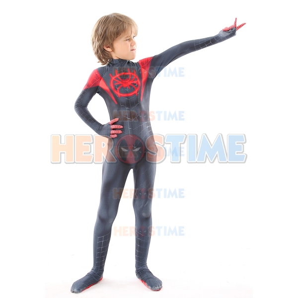 Spider-Man Miles Morales Kids Costume Into the Spiderverse Spider-Man Miles Morales Kids Costume Into the Spiderverse