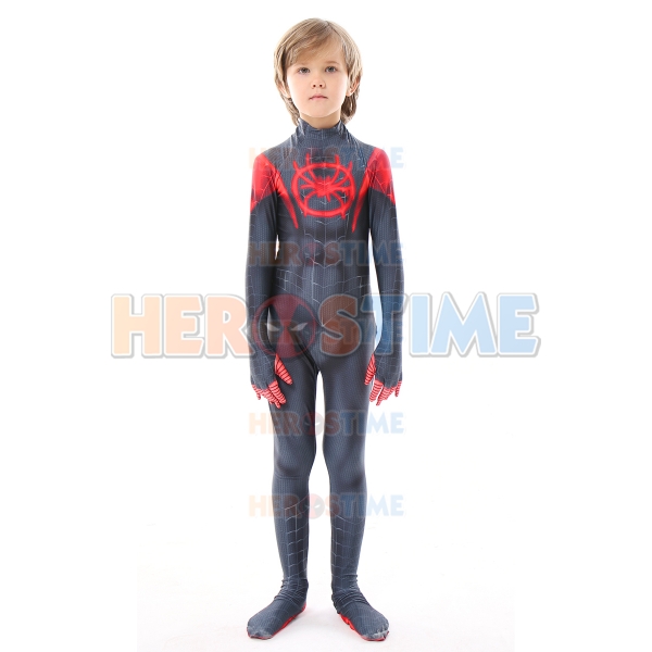 Kids Miles Morales Costume Spider Into the Spider-Verse Kid
