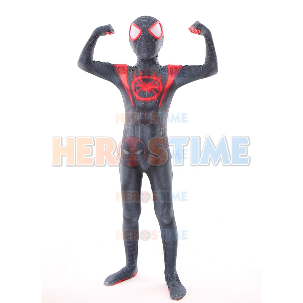 Spider-Man Miles Morales Kids Costume Into the Spiderverse Spider-Man Miles Morales Kids Costume Into the Spiderverse