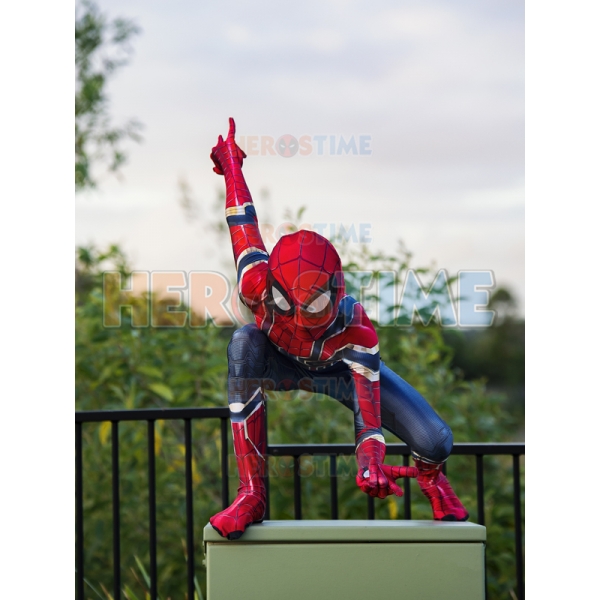 Kids Iron Spider Costume Kids Spiderman Homecoming Cosplay Suit for Halloween