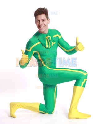 Kick-Ass Spandex Superhero Costume 