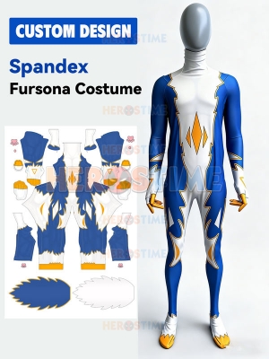 Custom Design Spandex Fursona Costume