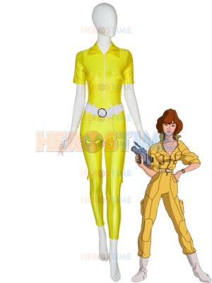 April O'Neil Costume Teenage Mutant Ninja Turtles Cosplay Costume 