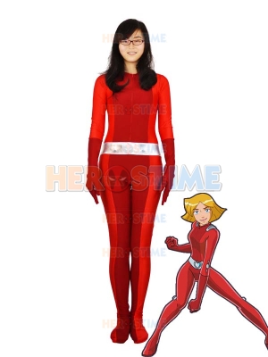 Totally Spies! Clover Red Spandex Superhero Costume