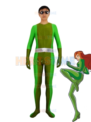 Totally Spies! Sam Green Spandex Superhero Costume