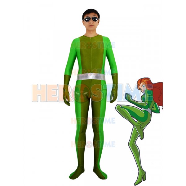 Totally Spies! Sam Green Spandex Superhero Costume