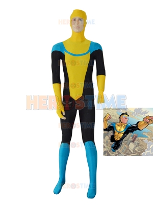 Yellow Custom Invincible Mark Grayson Superhero Costume