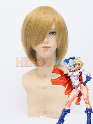 DC Comics Power Girl Gold Superhero Wig