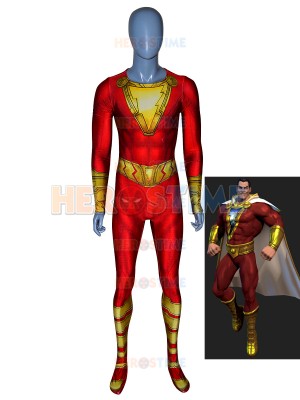 Shazam！Film Version Billy Botson Printed Costume