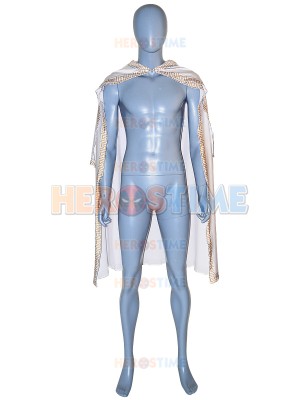 Newest Shazam Movie Version Spandex Cosplay Cape