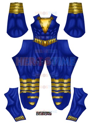 Shazam！Purple Shazam/ Darla Dudley Male Shade Costume