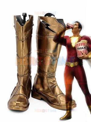 Shazam Shoes DC Comics Shazam Family Cosplay Boots