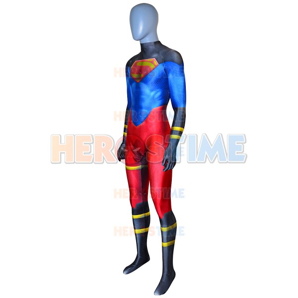Superboy Suit DC Comics Printed Spandex Cosplay Costume