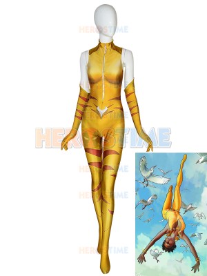 DC Comics Vixen Suit Superhero Cosplay Costume 