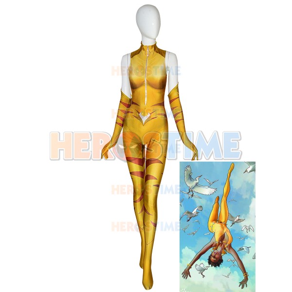 DC Comics Vixen Suit Superhero Cosplay Costume