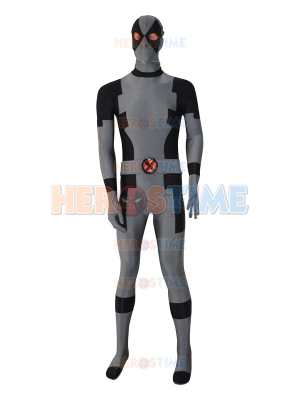 Black & Grey New Custom Deadpool Superhero Costume