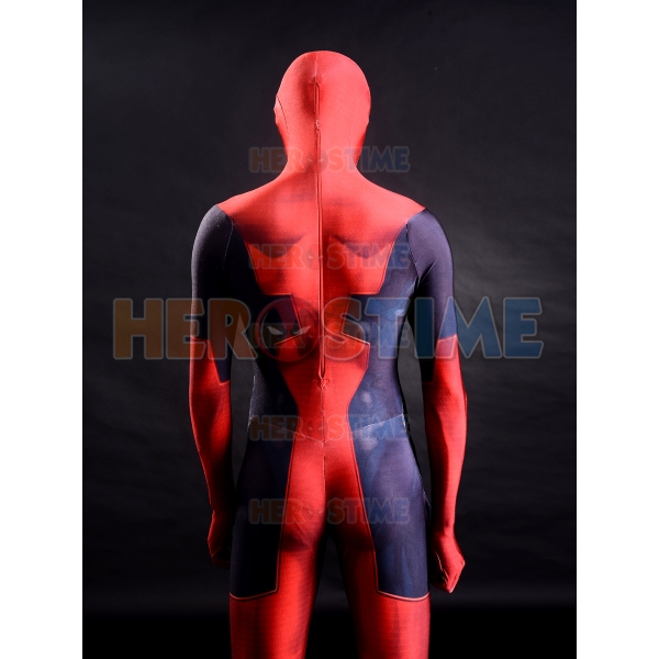 Adult Deluxe Plus Size Deadpool Movie Muscle Costume Size 1X (with defect)