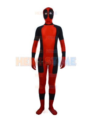 New Two-sides Red Classic Deadpool Superhero Costume