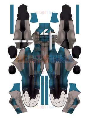 Fantastic Four Mr. Fantastic Printing Cosplay Costume