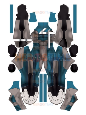 2022 New style Fantastic Four Mr. Fantastic Printing Cosplay Costume