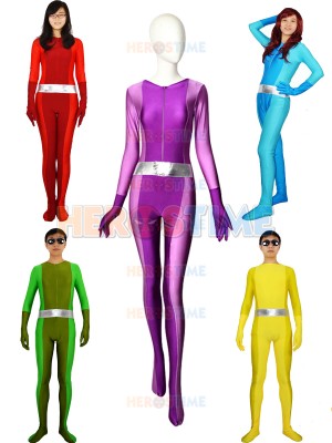 2019 Newest Totally Spies Spandex Superhero Cosplay Full Set