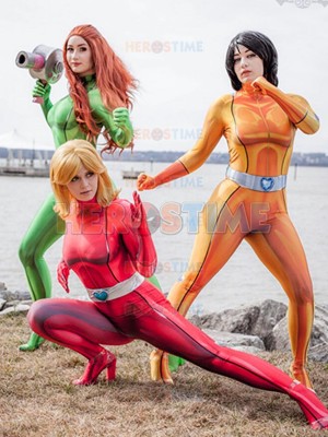 Totally Spies DyeSub Printing Cosplay Full Set