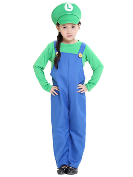 kids mario and luigi costumes super mario brosbrothers halloween costume