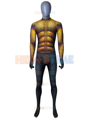 2018 Newest Aquaman Film Version Cosplay Costume