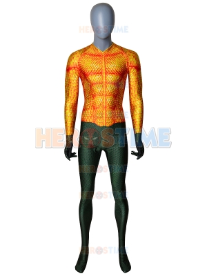 Aquaman Movie Suit Newest Aquaman Cosplay Costume NO Mask