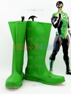 Green Lantern JLA Superhero Green Boots