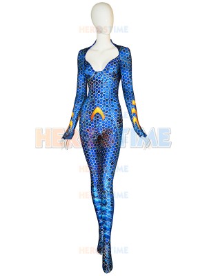 Aquaman Film Queen Mera Suit Updated Version With Gold 