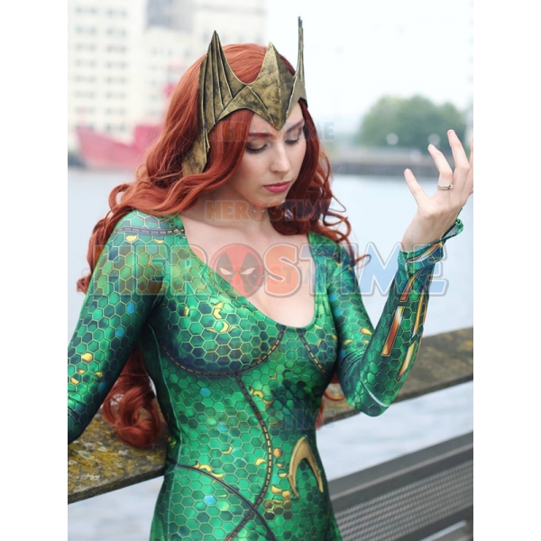 Mera Costume Aquaman Film Version Mera Printed Costume